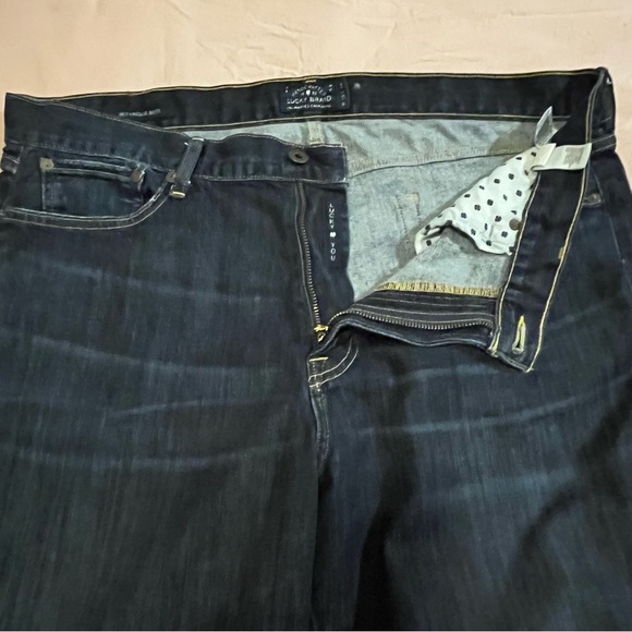 Lucky Brand Men 367 Vintage Bootcut Jean 38X34 92% Cotton Stonewash 4way Stretch - Picture 9 of 14